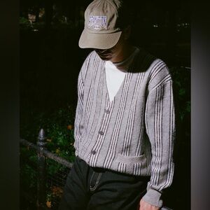 Stanton Street Sports by Only NY Stripe Mohair Cardigan